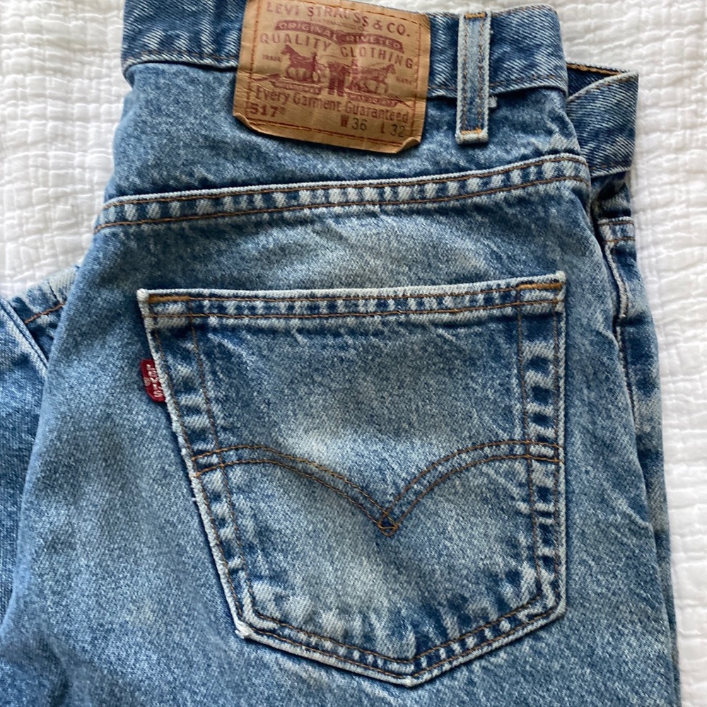 Men's Levi's 517 bootcut red tab 36 x 34